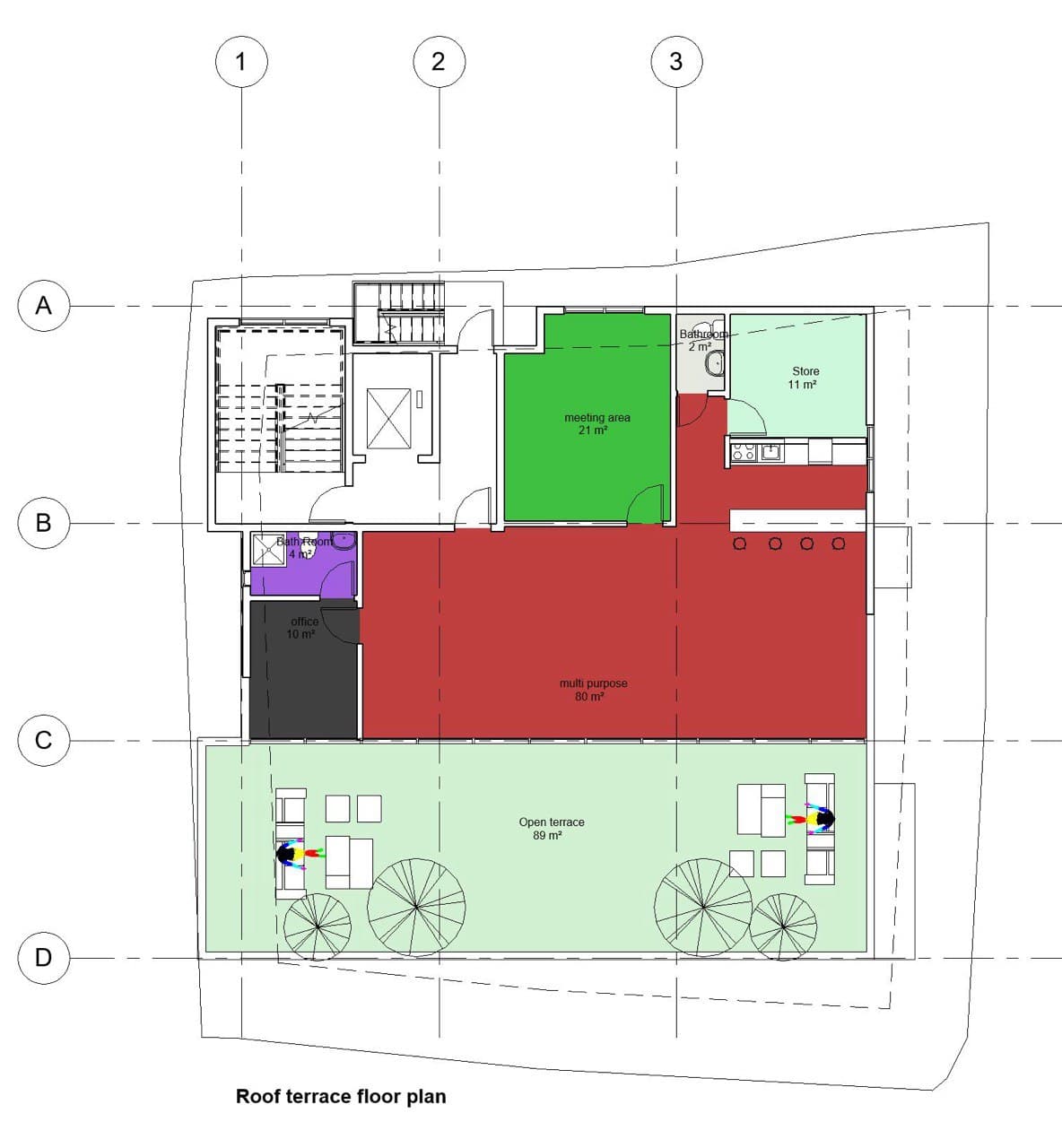 Roof Terrace Floor Plan